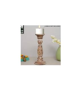 Home Were Use 100% Bougeoir en bois naturel Exportateur en gros Dernière conception Bougeoir en bois d'acacia massif Fabricant - Product Image 5