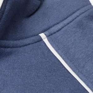 Conjuntos Deportivos de Felpa de Algodón para Hombre, Transpirables, de Alta Calidad, Directo de Fábrica, para Correr en Invierno, con Logotipo Personalizable, Tallas Grandes - Product Image 2