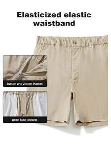 Personalizada de alta calidad Bermudas Chino Pantalones cortos de verano de los hombres de la calle Pantalones cortos - Product Image 5