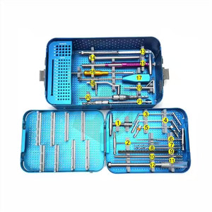 Kit quirúrgico ortopédico de primera calidad, juego completo de instrumentos de uñas intramedulares, tornillos de enclavamiento, fuente de alimentación Manual MOL - Product Image 1