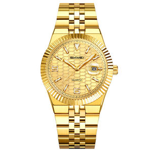 Reloj de hombre OEM con logotipo personalizado, reloj de cuarzo de lujo de alta calidad, reloj de pulsera de acero inoxidable resistente al agua, venta al por mayor de fábrica - Product Image 1