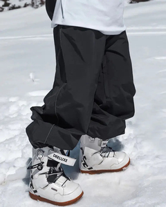 Waterproof Eco-Friendly for <b>Wool</b> Insulated Men's Ski Pants Pink Winter Snowboarding High Waist ZIP Collar <b>Thermal</b> Snow - Product Image 5