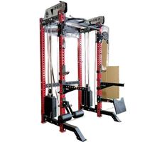 Matériel de musculation multifonctionnel en fer pour salle de sport commerciale : Power Cage, Smith Machine, Squat Rack