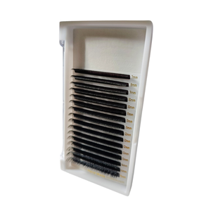 Extensiones de Pestañas Profesionales de 16 Líneas, Grandes, Personalizadas, OEM, Marca Privada, Hechas a Mano, 15 mm, LD DD, Sintéticas, Gruesas, Voluminosas, Suaves - Product Image 2