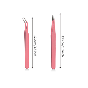 ASAP BEAUTY PAKISTAN Applicateur de cils en acier inoxydable écologique, à pointe lisse de 10 mm, pour extension de cils à 70-90 degrés - Product Image 3