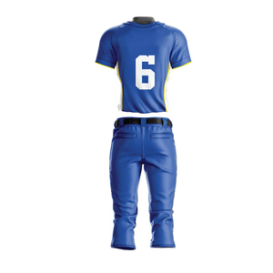 Uniforme de baseball imprimé en gros, grande taille, logo personnalisé, respirant, design professionnel, 100 % polyester, couleur personnalisée - Product Image 4