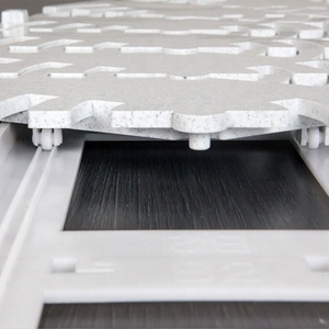 Table tournante en plastique moderne réglable de gros Lazy Susan pour tables rectangulaires - Product Image 2