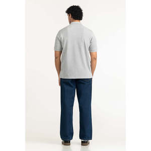 Polo en coton tricoté pour homme, coupe classique, col brodé, respirant, manches courtes, vêtements de golf décontractés, OEM ODM Private Label - Product Image 5