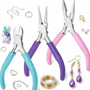 Juego de 3 Alicates Premium para Fabricación de Joyería, Diseño en Acero Inoxidable y Corte de Precisión - Product Image 4