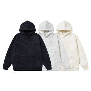 Sweat à capuche d'hiver surdimensionné personnalisé en coton 100% imprimé numériquement, broderie de haute qualité, vente en gros d'usine - Product Image 5