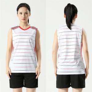 Vente en gros de maillots de volley-ball, ensemble de shorts de bonne qualité, uniforme d'équipe de sport américain pour femmes - Product Image 6