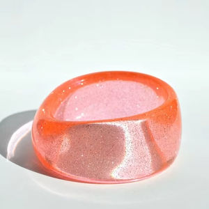 กำไลทอง18K ลายดอกไม้หลากสีอะคริลิคเป็นมิตรกับสิ่งแวดล้อมสำหรับงานแต่งงานกำไลข้อมือลูกปัด - Product Image 1