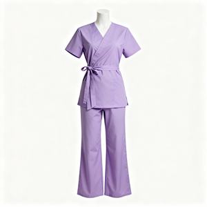 Uniformes d'hôpital de soins infirmiers respirants avec logo personnalisé infirmière de beauté salon dentaire vêtements de travail uniforme ensemble de gommages médicaux pour femmes - Product Image 6