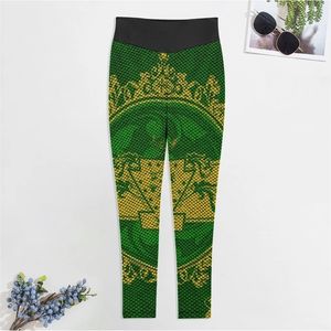 Leggings Deportivos de Cintura Alta Personalizados para Mujer, Pantalones de Yoga 100% Algodón, Sólidos, Sin Costuras/Con Costuras en A, Ropa Deportiva para Gimnasio, Uso en Verano - Product Image 6
