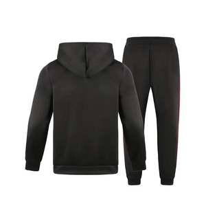 Blaze Fight Wear Survêtement coupe-vent zippé 2 pièces Ensemble surdimensionné léger Survêtements de jogging en nylon uni pour hommes - Product Image 4
