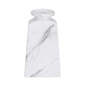 TCE Luxury Handmade Natural Marble <b>Art</b> <b>Deco</b> Wedding Flower <b>Vase</b> Premium Polish Tabletop Home Decor Accent Piece - Product Image 2