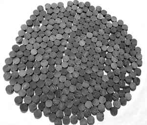 R M INTERNATIONAL's High Quality <b>Black</b> Buffalo Horn Button Blanks Exquisite Natural Crafts Exported Best Raw Technique Blanks - Product Image 3