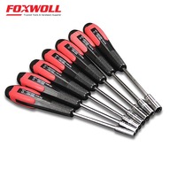 8Pcs Confortable Grip Hollow-Shaft Hex Nut Driver Set