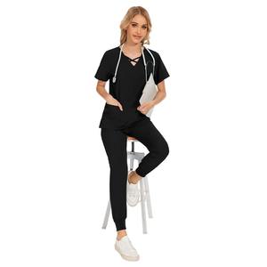 Ensemble de gommages médicaux Slim Fit pour femmes robes chirurgicales accessoires d'infirmière pour Salon Spa vêtements de travail uniformes d'hôpital chauds pour - Product Image 6