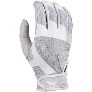 Baseball <b>Batting</b> Gloves Leather Comfortable Grip Breathable <b>Fabric</b> Durable Material Flexible Fit Hook Loop Closure Training Use - Product Image 5