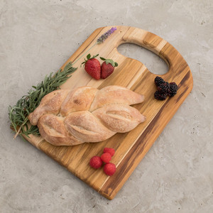 Planche à découper en bois en forme de cœur de meilleure qualité multifonctionnel grand bloc à découper en bois naturel utilisation pour la maison hôtel Restaurant - Product Image 3