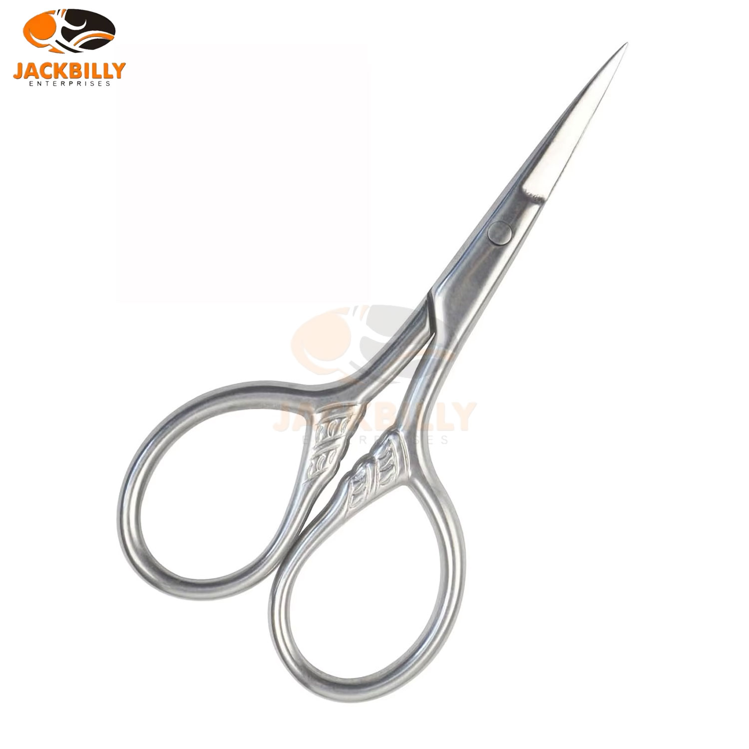 Versatile Multi-Purpose Cuticle Scissors: Stainless Steel Nail Clippers, Small Scissors for Facial Hair, and Eyebrow Scissors