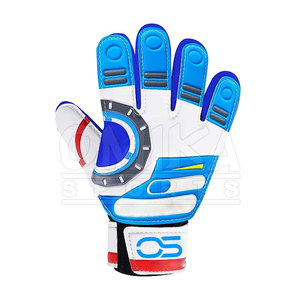 Gants de gardien de but en cuir avec logo personnalisé de haute qualité pour enfants équipement de sport de plein air respirant - Product Image 2