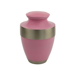 Urna para adultos de latón Rosa grabada con flores plateadas, exportadores de urna para cenizas de metal para adultos, tarro de recuerdo a bajo precio - Product Image 4