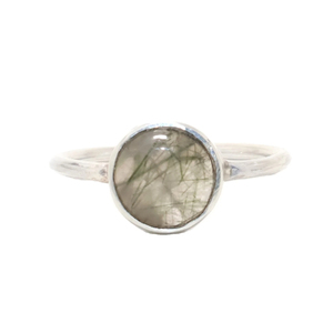 Wholesale High Quality Black Rutile Stone <b>Rings</b> 925 Solid Sterling Silver Natural Gemstone <b>Rings</b> <b>Dainty</b> <b>Rings</b> Gift for Her - Product Image 1