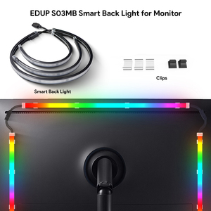 เบรกเกอร์อัจฉริยะ EDUP EH-S03MB (แบบพลิก) พร้อมแถบไฟแบ็คไลท์สำหรับจอภาพ (5+10+5 แบบต่อประกอบ) สีดำล้วน - Product Image 5