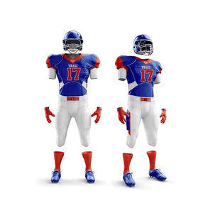 Uniforme de Football américain 2023 à manches mi-longues et col en V pour hommes, meilleur Design de qualité supérieure, Offre Spéciale - Product Image 1