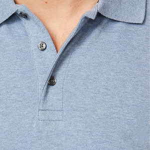 Polo de travail haut de gamme avec logo personnalisé pour hommes Chemises de golf en polyester spandex respirant évacuant l'humidité - Product Image 3