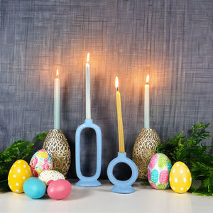 Portavelas de Metal de calidad superior hecho a mano de lujo con soporte accesorio decorativo para el hogar para ocasiones de Pascua - Product Image 3