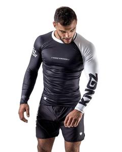 Venta al por mayor BJJ Rash Guard Camisa de compresión de manga larga Hombres UV UPF 50 + Surf BJJ Rashguards - Product Image 1