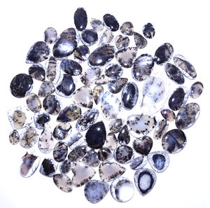 อัญมณีทำจากหินอัญมณีธรรมชาติ Dendrite โอปอล Cabochon อัญมณีหลวมจากยอดอินเดีย - Product Image 6