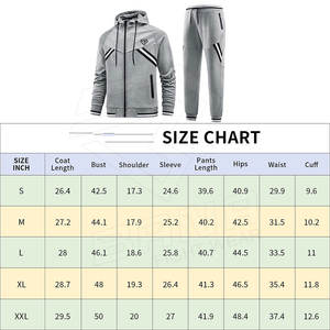 Ropa deportiva de talla grande Casual verano hombres chándales al por mayor cintura elástica manga larga personalizar Logo impresión 100% algodón - Product Image 6