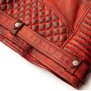 Blouson aviateur en cuir véritable pour homme-Style vintage classique Tissu en toile respirant Personnalisable Couleur avant Option Prêt pour l'hiver - Product Image 5