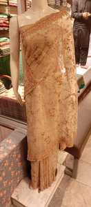 Saree en mousseline de soie de haute qualité pour femmes indiennes et pakistanaises vêtements de fête Sareez le plus à la mode - Product Image 3