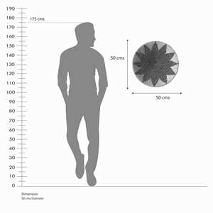 Angkor Natural White Seagrass Wall Art Peintures murales élégantes pour la décoration intérieure - Product Image 5