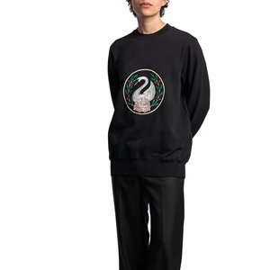Marque distributeur Sweat-shirt brodé surdimensionné pour homme Nouveau design avec motif solide Coupe ample pour l'hiver-Prix bon marché disponible! - Product Image 4