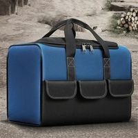 14 ''17'' 20 ''Sac de fitness carré en PU étanche multi-poches pochette d'organisation d'outils 30% plus de capacité nouvelle Solution de stockage d'outils