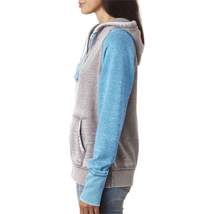 <b>Top</b> Selling Custom Oversized Acid Washed <b>Distressed</b> Hoodies for Women Breathable Stone Wash Sweatshirt Winter OEM Service - Product Image 2