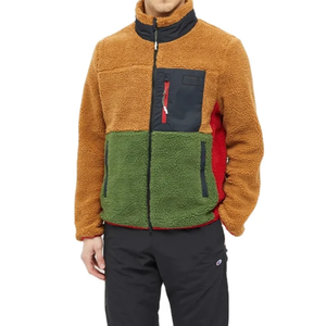 Nueva llegada invierno ligero deportes al aire libre cálido a prueba de viento micro polar hombres chaqueta con puño elástico - Product Image 2