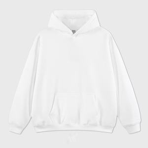 เสื้อฮู้ดดี้โอเวอร์ไซส์คุณภาพสูง 350gsm หนานุ่ม สกรีนโลโก้ได้ เสื้อเปล่า ยูนิเซ็กส์ เสื้อสเวตเชิ้ตผู้ชายเนื้อหนา - Product Image 6