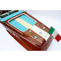 Modèle de bateau en bois SUPER RIVA LAMBORGHININ / Bateau rapide en bois / Modèle de bateau en bois / À vendre 2023