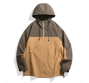 Vêtement de sport coupe-vent léger de nouvelle conception en gros, veste de sport respirante imperméable coupe-vent avec fermeture éclair - Product Image 2