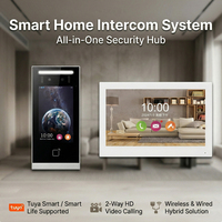 Système de contrôle d'accès POE standard Hiwink, caméra IR 2MP, H.265, NFC, reconnaissance faciale, système de vidéophone, interphone IP pour immeuble
