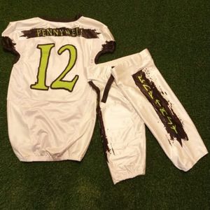 Vente en gros personnalisé Ensemble d'uniformes de football américain sergé pour jeunes adultes par sublimation pour la pratique Maillot de football américain - Product Image 4