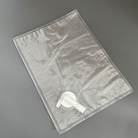 Sac à eau aseptique transparent de 10 L et 20 L avec robinet pour l'emballage de jus, de vodka et de bière, avec impression en héliogravure