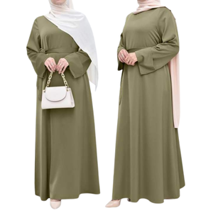 2024 Customized Breathable <b>Plus</b> <b>Size</b> Islamic Clothing Wholesale Price Muslim Abaya Cardigan <b>Dress</b> <b>for</b> Women Traditional Muslim - Product Image 1